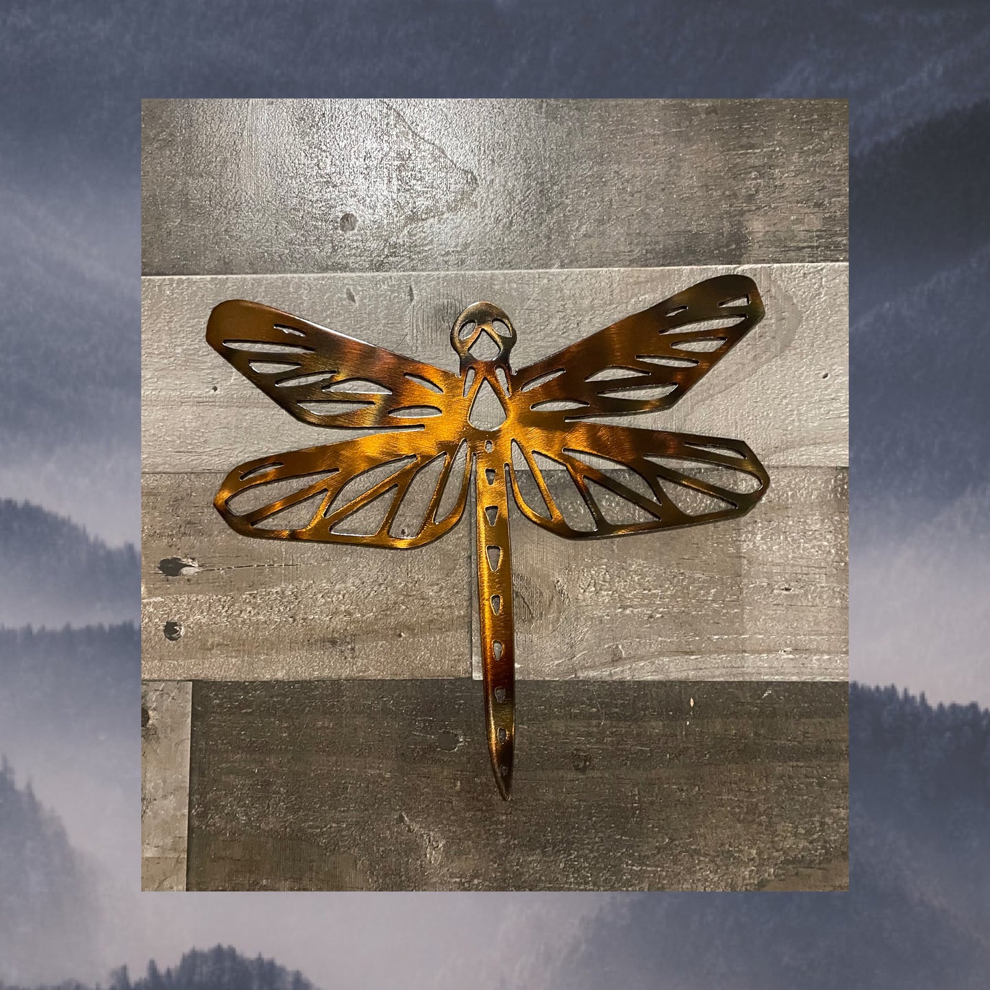 Metal Art Dragonfly, Metal Decor, Metal Insect