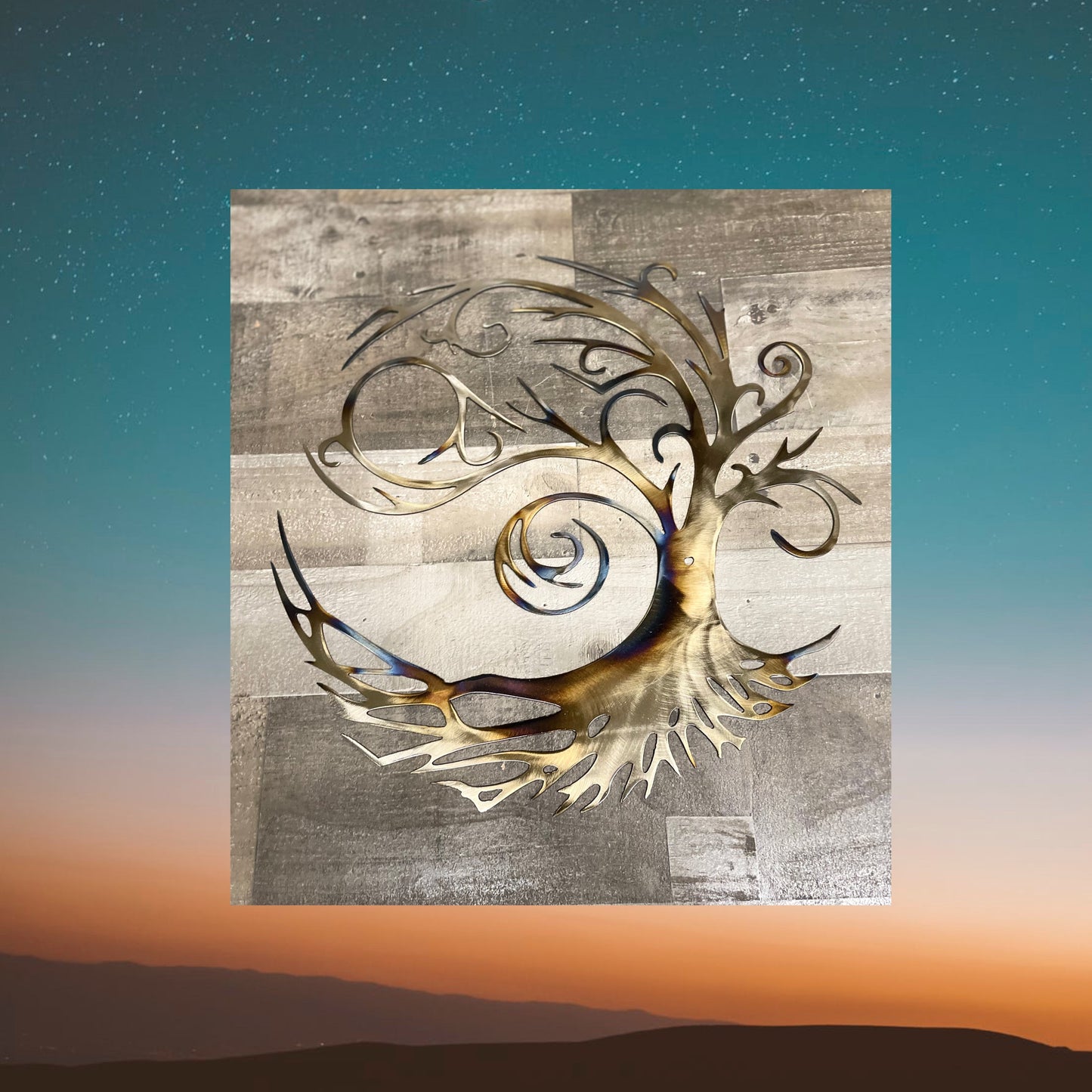 Gloom Tree, Metal Art, Metal Wall Art, Wall Decor, Tree of Life