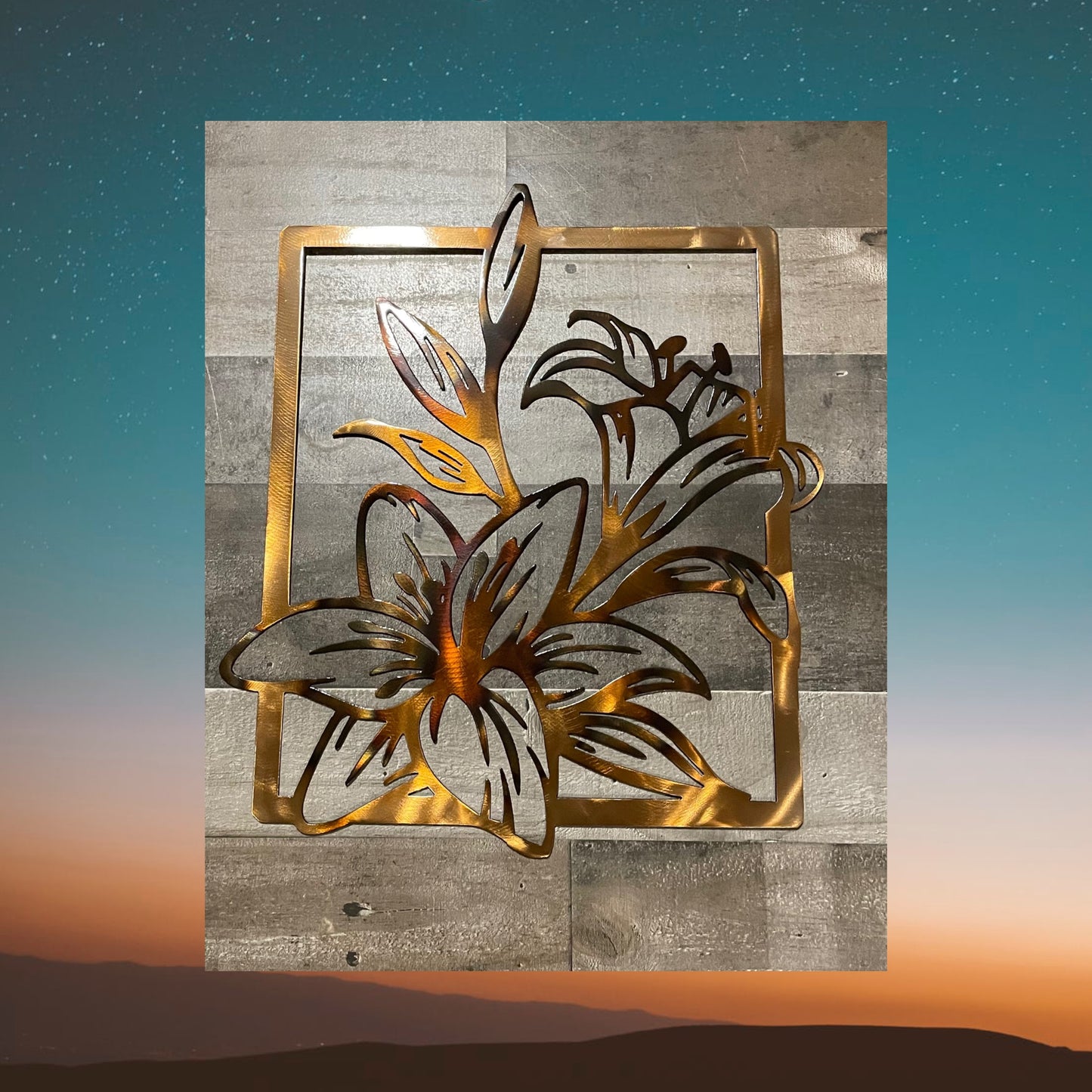 Lily Elegance Frame, Wall Art, Wall Decor, Art Decor, Flowers